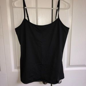 ⭐️2/$12⭐️Black NY&Co Spandex Layering Cami